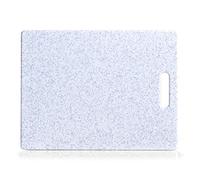 Zeller cutting board, plastic, Plastic, Light grey, ca. 36,5 x 27,5cm
