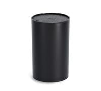Zeller Knife Block with Bristle Insert, Black, 11 x 18 cm