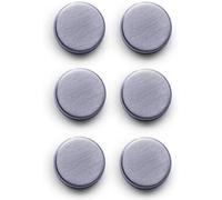 Zeller Magnet Set 6 pcs, Metal, Multi-Colour, 2.7 x 2.7 x 10 cm
