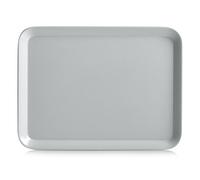 Zeller Melamine Tray, Grey, 24 x 18 cm