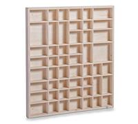 Zeller Miniature Rack, Brown, 52 x 46 x 3.5 cm