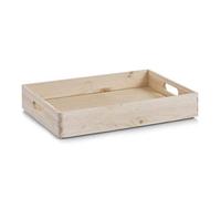 Zeller Multi-Purpose Box, Pinewood, Multi-Colour, 40 x 30 x 7 cm