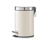 Zeller Pedal Bin, Cream, 3 Litre