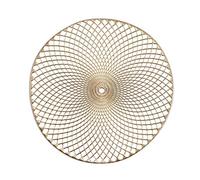 Zeller Place Mat PVC Gold 38 cm