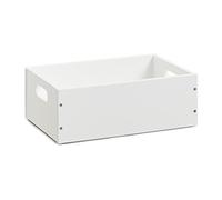 Zeller Present 13350 MDF Stackable Storage Box, White
