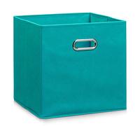 Zeller Present 14118 Fleece Storage Box, Petrol