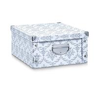 Zeller Present Vintage Cardboard Storage Box, White