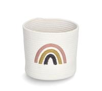 Zeller Rainbow 14480 Storage Basket Cotton / Polyester Approx. Diameter 25 x 22 cm