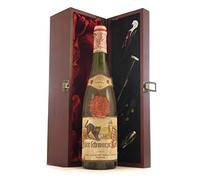 Zeller Schwarze Kats 1969 Peter Freimuth (White wine) vintage wine in a silk lined wooden box with four wine accessories, 1 x 750ml