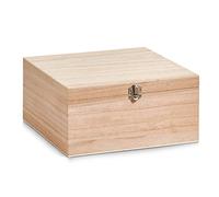 Zeller Storage Box, Brown, 26 x 26 x 12.5 cm