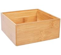 Zeller Storage Box, Wood, Multi-Colour, 15x15x6.5cm