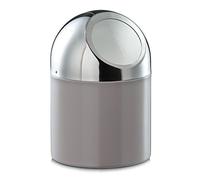 Zeller Tabletop Waste Container, Wood, Taupe, 12 x 18 cm