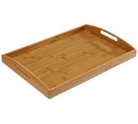 Zeller Tray, Brown, 44 x 30 x 5.5 cm