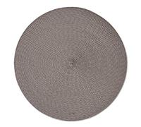 Zeller Twist 27044 Place Mat Polypropylene Mocha Diameter 38 cm Diameter 38 cm