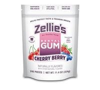 Zellies Xylitol Sugar Free Chewing Gum (Cherry Berry, 240 Count (Pack Of 1))
