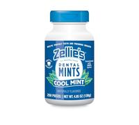 Zellie's | 100% Xylitol Sugar Free Cool Mint Breath Mints | Non-GMO, Low-Calorie, Gluten Free, Vegan & Kosher Mints (250 Count - Pack of 1)