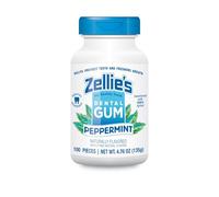 Zellies Xylitol Sugar Free Peppermint Chewing Gum | Peppermint Flavor (100 Count (Pack Of 1))