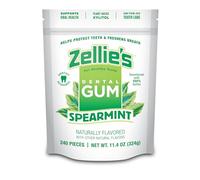 Zellie's | 100% Xylitol Sugar Free Spearmint Chewing Gum | Spearmint Flavor (240 Count - Pack of 1)