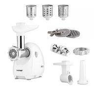 ZELMER ZMM4045B ELECTRIC MEAT MINCER WITH SHREDDER THREE GRATERS, 2 STRAINERS