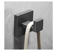 ZELNF Towel Rail Bar Toilet Paper Holder Gun Gray Towel Hook Stainless Steel Bedroom Wall Mount Bath Bathroom Hardware Set Accessories (Color : Robe hook)