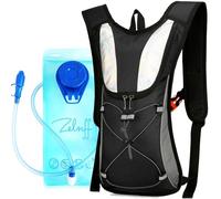 Zelnff Hydration BackPack with 2L Hydration Bladder,BPA Free,Lightweight Insulation Water Rucksack,Backpack Bladder Bag Cycling Bicycle Bike/Hiking Climbing for man woman (black with 2l bladder)