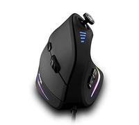zelotes Vertical Gaming Mouse with Joystick,10000DPI,11 Programmable Buttons,Ergonomic Design,LED Illumination,USB Optical Wired Mouse Mice for Laptop,PC,Mac,Black