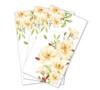 Zelten 2-Ply 20 Count Colored Paper Hostess Napkins Shabby Chic for Wedding Dinner Tea Party Decoupage (Magnolia, 1)