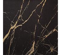 Zelten 2-Ply 20 Count Colored Paper Napkins Shabby Chic Napkins for Wedding Dinner Tea Party Decoration D (Black Gold Marble Texture, 1)