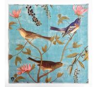 Zelten Colored Paper Napkins, 20 Count Shabby Chic Napkins for Wedding, Dinner Tea Party Shower (Floral Birds Retro Vine)