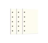 Zelten Loose Leaf Punched Paper Refills Paper for 6 Hole Binder Personal Organizer Diary Notebook Refillable Planner (Sketch, A8/5 Hole)