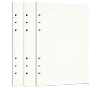 Zelten Loose Leaf Punched Paper Refills Paper for 6 Hole Binder Personal Organizer Diary Notebook Refillable Planner (Sketch,A5/6 Hole)