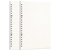 Zelten Loose Leaf Punched Paper Refills Paper for 6 Hole Binder Personal Organizer Diary Notebook Refillable Planner (Dotted,A5/20 Hole)
