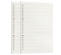 Zelten Loose Leaf Punched Paper Refills Paper for 6 Hole Binder Personal Organizer Diary Notebook Refillable Planner (Handwriting Practice Paper,B5/26 Hole)