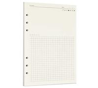 Zelten Loose Leaf Punched Paper Refills Paper for 6 Hole Binder Personal Organizer Diary Notebook Refillable Planner (Favorites,A5/6 Hole)