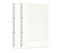 Zelten Loose Leaf Punched Paper Refills Paper for 6 Hole Binder Personal Organizer Diary Notebook Refillable Planner (Connell,B5/26 Hole)