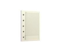 Zelten Loose Leaf Punched Paper Refills Paper for 6 Hole Binder Personal Organizer Diary Notebook Refillable Planner (Daily Planner, A8/5 Hole)
