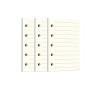 Zelten Loose Leaf Punched Paper Refills Paper for 6 Hole Binder Personal Organizer Diary Notebook Refillable Planner (Lined, A8/5 Hole)