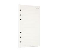 Zelten Loose Leaf Punched Paper Refills Paper for 6 Hole Binder Personal Organizer Diary Notebook Refillable Planner (Todo,A6/6 Hole)