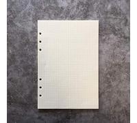 Zelten Refills/Loose Leaves for A5 Cover Ring Binder/Personal Organiser/Planner(A5 6 Holes, Grid Graph)