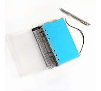 Zelten Refills/Loose Leaves for A6 Cover Ring Binder/Personal Organiser/Planner(A6 6 Holes, Divider Vertical Colored Paper)