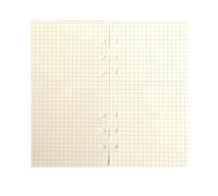 Zelten Refills/Loose Leaves for A6 Cover Ring Binder/Personal Organiser/Planner(A6 6 Holes, Grid Graph)