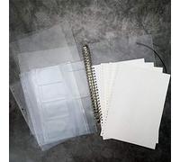 Zelten Refills/Loose Leaves for B5 Cover Ring Binder/Personal Organiser/Planner(B5 26 Holes, Cover with Pages and Pouches Set)