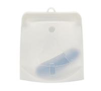 Zelten Silicone Reusable Storage Bag, (500ml, Transparent) Lunch, Travel, Makeup, Gym Bag, Freezer, Oven, Microwave, Dishwasher Safe, Leakproof, Plastic Free