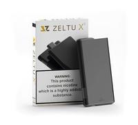 ZELTU X3 Vape Kit [Matte Black] - E-cigarette Starter Vape Kit, Long Lasting 620mAh Battery, Inhale Activation, MTL Vaping - Nicotine Free