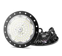 Zelvia 100W UFO LED High Bay Light 6500K Daylight White with 10000LM,IP65 Waterproof,suitbale for Warehouse,Work Shop, Gymnasiums, garages, barns, patios, Shopping mall