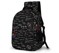 Zemblesong Daypack, Math Linear Mathematics Education Backpack, Rucksack with Pockets for Hiking Camping Travel