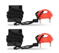 ZEMBSOYA 2pcs Universal Running Machine Safety Key Treadmill Magnetic Security Switch Lock Emergency Stop Switch for Exercise