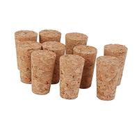 Zemily Pack of 10 Conical Cork Stoppers DIY Craft Art Model Construction 22 x 17 x 35 mm