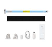 zemismart Tuya WiFi Rechargable Roller Shade Motor for 20/25/28mm Tube,Blind Engine Echo/Nest Voice Timer,Tuya APP Remote Control(with Remote1,with Solar Panel)