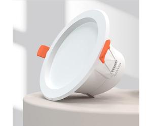 zemismart Zigbee LED Downlight Work with Home APP via Matter M1 Hub,Homekit ZMHK01 Hub,Tuya Zigbee Dimmable Timer Celling Lamp App Echo Siri Voice Control RGBW (6 inch 15 W)